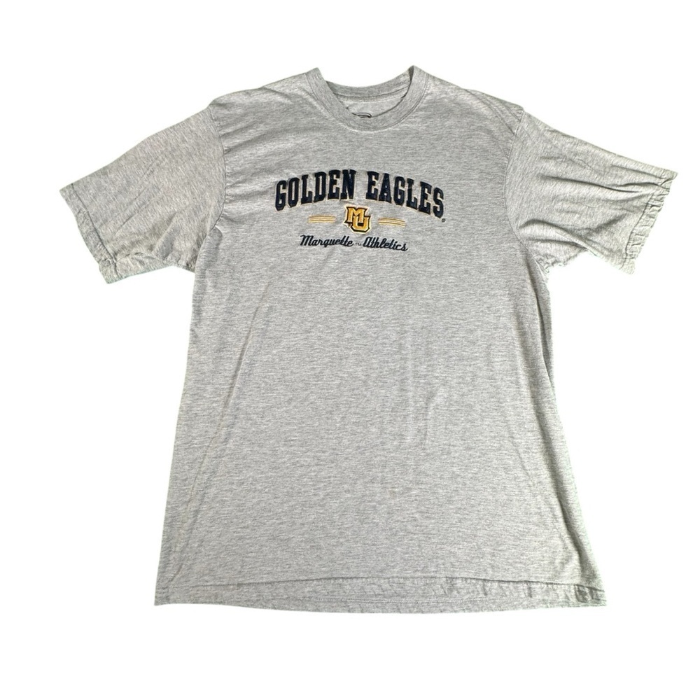 Marquette Golden Eagles T-Shirt XL Gray NCAA College Tee Cadre Athletics Logo